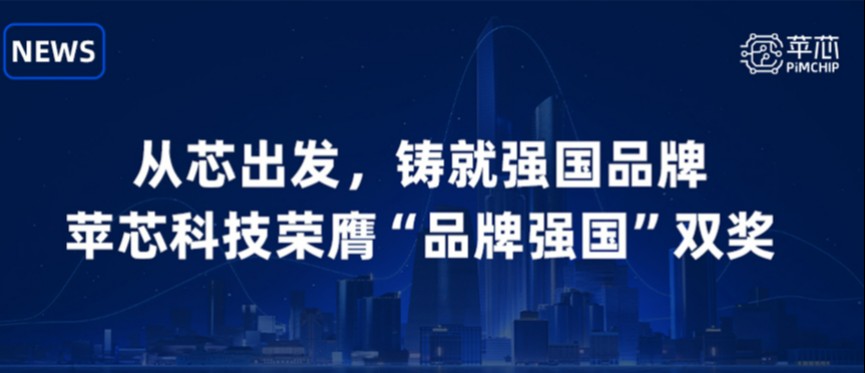 从芯出发，铸就强国品牌 —— 苹芯科技荣膺“品牌强国”双奖